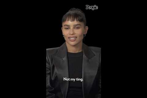 Zoë Kravitz Tells Robert Pattinson the ‘Twilight Series’ “Wasn’t My Ting”