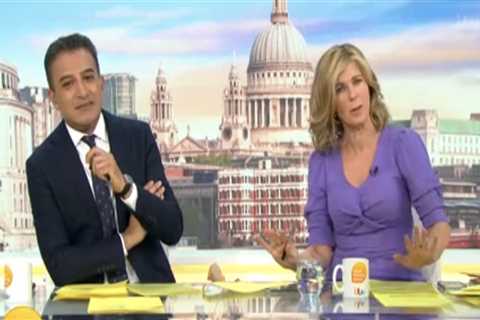 Good Morning Britain viewers in hysterics as Sean Fletcher cracks VERY rude joke – leaving Kate..