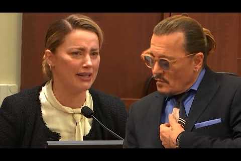 Johnny Depp REACTS in Court to Amber Heard’s TEARFUL Testimony