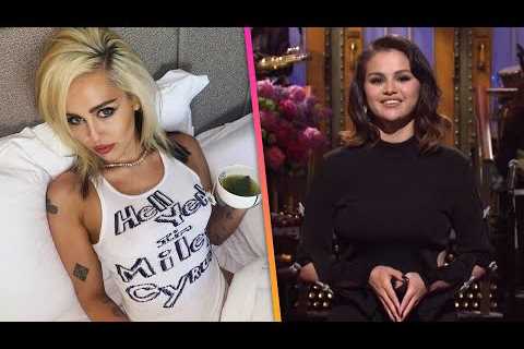 Miley Cyrus REACTS to Selena Gomez’s SNL Impression