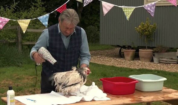 Love Your Garden’s Alan Titchmarsh under fire after blow-drying a chicken