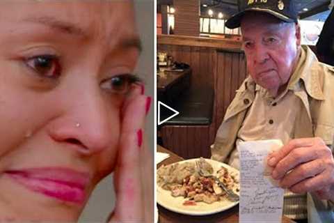 The old man whom everyone disliked, thanked the waitress by leaving her a $ 50,000 tip, a car and...