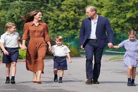 Prince William and Kate Middleton’s pride is unmistakable as they take Prince George, Charlotte and ..