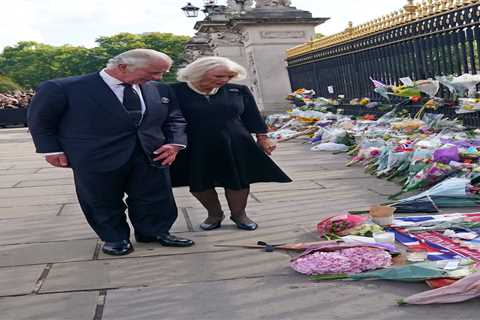 ‘Vulnerable’ King Charles ‘overwhelmed by grief’ as he looks at tributes to the Queen, body..