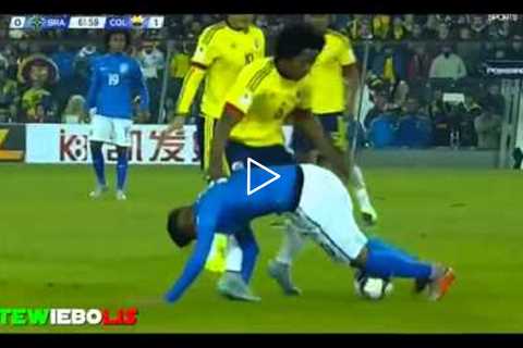 Neymar Jr ▶ All Fights & Angry Moments Vs Colombia ● Copa America 2015 ● HD