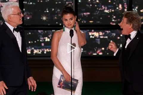 Selena Gomez Delivers Hilarious Joke at Emmy Awards 2022 With Steve Martin & Martin Short!