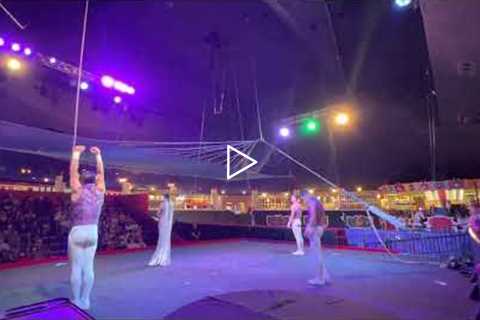 Midway show circus clown / flying trapeze ( circus circus) Las Vegas  2022  ( summer )