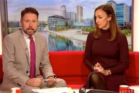 BBC Breakfast takes cheeky turn as Jon Kay grills Strictly star about ‘strong, powerful thighs’