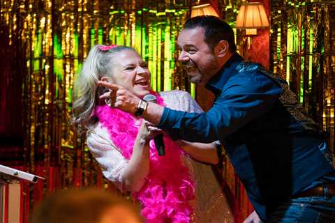 EastEnders star Kellie Bright reduced to tears as Danny Dyer leaves the soap after nine years