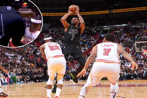 Nets edge out Heat as potential Kevin Durant injury nightmare looms
