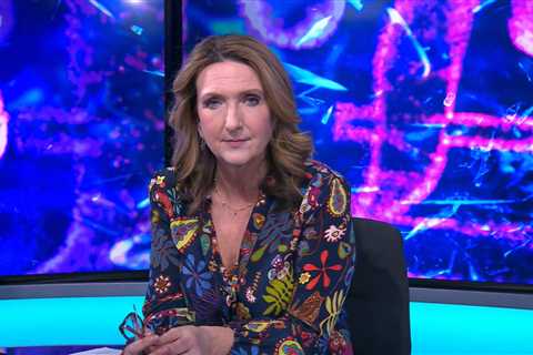 Newsnight’s Victoria Derbyshire rinsed by teenage son after mortifying live TV blunder