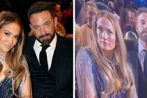 Jennifer Lopez Seemingly “Scolded” Ben Affleck At The Grammys And Her Reaction When She Noticed..
