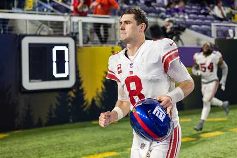 Now, the pressure is on Daniel Jones