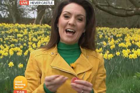 GMB’s Laura Tobin left red-faced as she suffers hilarious wardrobe malfunction live on air