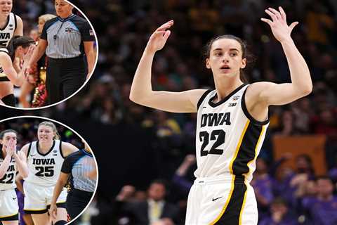 Controversial technical foul on Iowa’s Caitlin Clark leaves fans stunned