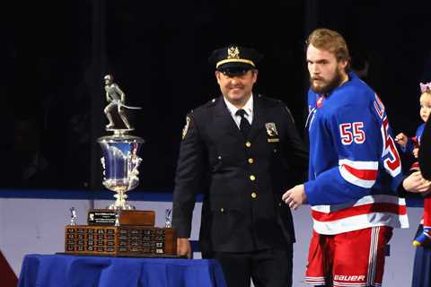 Ryan Lindgren third Rangers defenseman named Steven McDonald Award winner