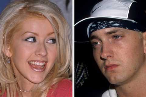 People Literally Can’t Believe That Eminem And Christina Aguilera Had A Crush On Each Other Before..