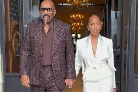 Fashion Bomb Couple: Steve Harvey and Wife Marjorie Celebrate their 16th Wedding Anniversary in..