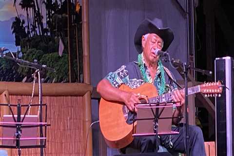 Are there any special techniques for live performance with a hawaiian slack key guitar?
