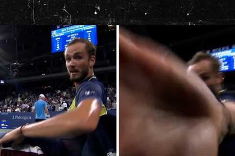 Daniil Medvedev Loses His Cool Twice During U.S. Open Match