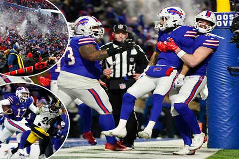 Josh Allen has monster day as Bills handle Steelers to earn Chiefs rematch