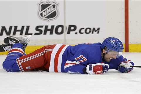 Blake Wheeler out for season with leg injury in major Rangers blow