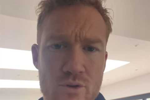 Dancing On Ice’s Greg Rutherford says his stomach is ‘not in a good way’ and he’s seeing a..