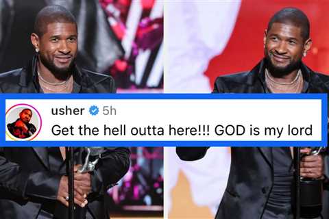 Usher Responded To Allegations That He Almost Thanked The Devil In An Acceptance Speech, And It Got ..