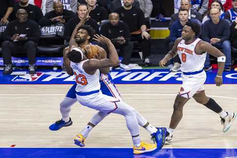 Knicks-76ers series got real with one heated moment