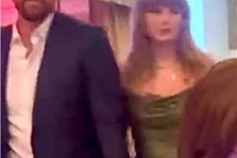 Taylor Swift and Travis Kelce hold hands during ‘adorable’ Patrick Mahomes gala appearance