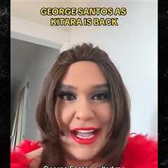 Ousted Congressman George Santos Revives Drag Queen Persona on Cameo
