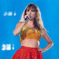 Taylor Swift Wears Kansas City Chiefs Colors at Paris Eras Show With Travis Kelce in the Audience
