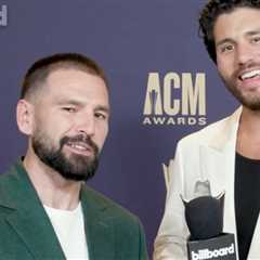 Dan & Shay Give Justin Bieber Advice On Being A Dad, Their Growth Over 10 Years & More | ACM..