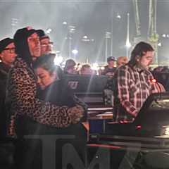 Kourtney Kardashian & Travis Barker Enjoy Date Night at Punk Festival