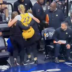 Sparks rookie Cameron Brink carried to locker room with apparent leg injury