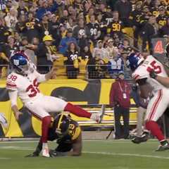 Giants hosed by referees missing Steelers penalty on back-breaking punt return touchdown