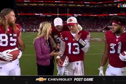 Nick Bosa crashes 49ers teammates’ interview to make Donald Trump statement after Cowboys win