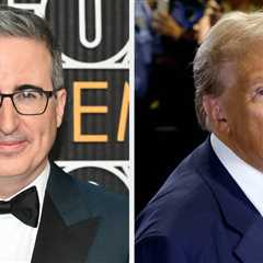 I Want So Badly To Live In That World: John Oliver Thinks Donald Trump's Political Career Ends If..