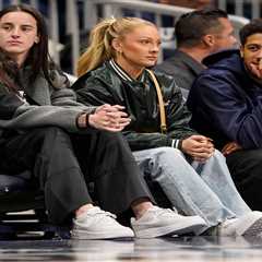 Caitlin Clark takes in Butler game with Tyrese Haliburton and his girlfriend