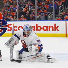 Patrick Roy beating positive drum after Islanders escape Edmonton with point