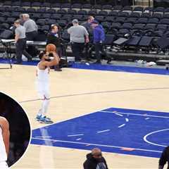 Karl-Anthony Towns shoots free throws in empty MSG after monster night in devastating Knicks loss