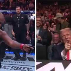 Jon Jones Does Trump Dance after KO at UFC 309