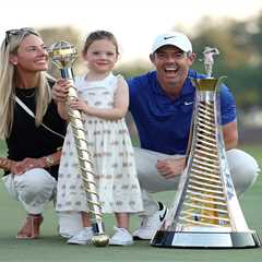 Tearful Rory McIlroy thanks wife following win after divorce saga