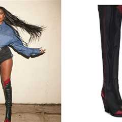 You ask, we answer! CoCo Jones Attended GQMOTY in Black and Red $980 Sonora Boots