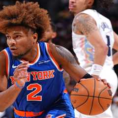 Knicks’ Miles McBride believes he will have to manage knee pain