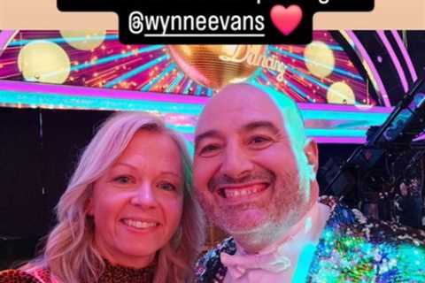 Strictly's Wynne Evans supported by girlfriend amidst fan backlash