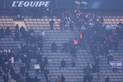 Israeli soccer fans clash with France supporters as Paris put on high alert after Amsterdam attacks