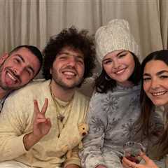 Selena Gomez & Fiancé Benny Blanco Ring in Hanukkah Together in NYC