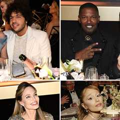 Celebs Rub Elbows Behind the Scenes at 2025 Golden Globes