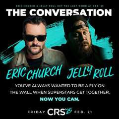 Jelly Roll, Eric Church to Close Out 2025’s Country Radio Seminar With Unfiltered Conversation